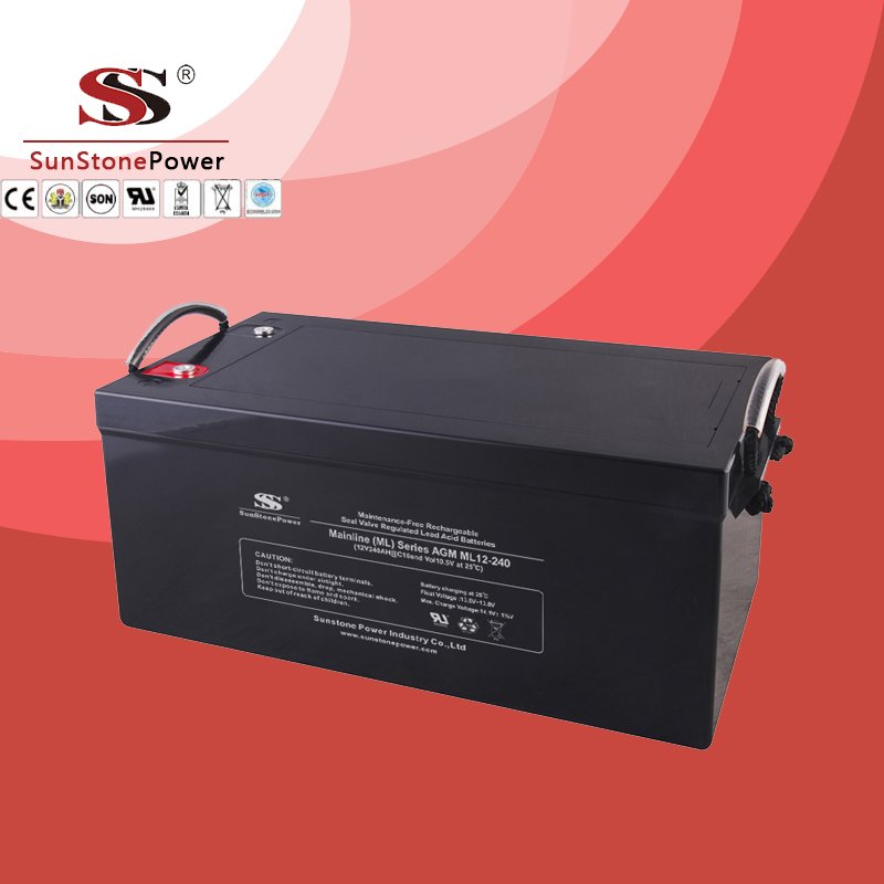 Solar Battery Deep Cycle Battery 12v 240ah AGM Lead Acid Battery