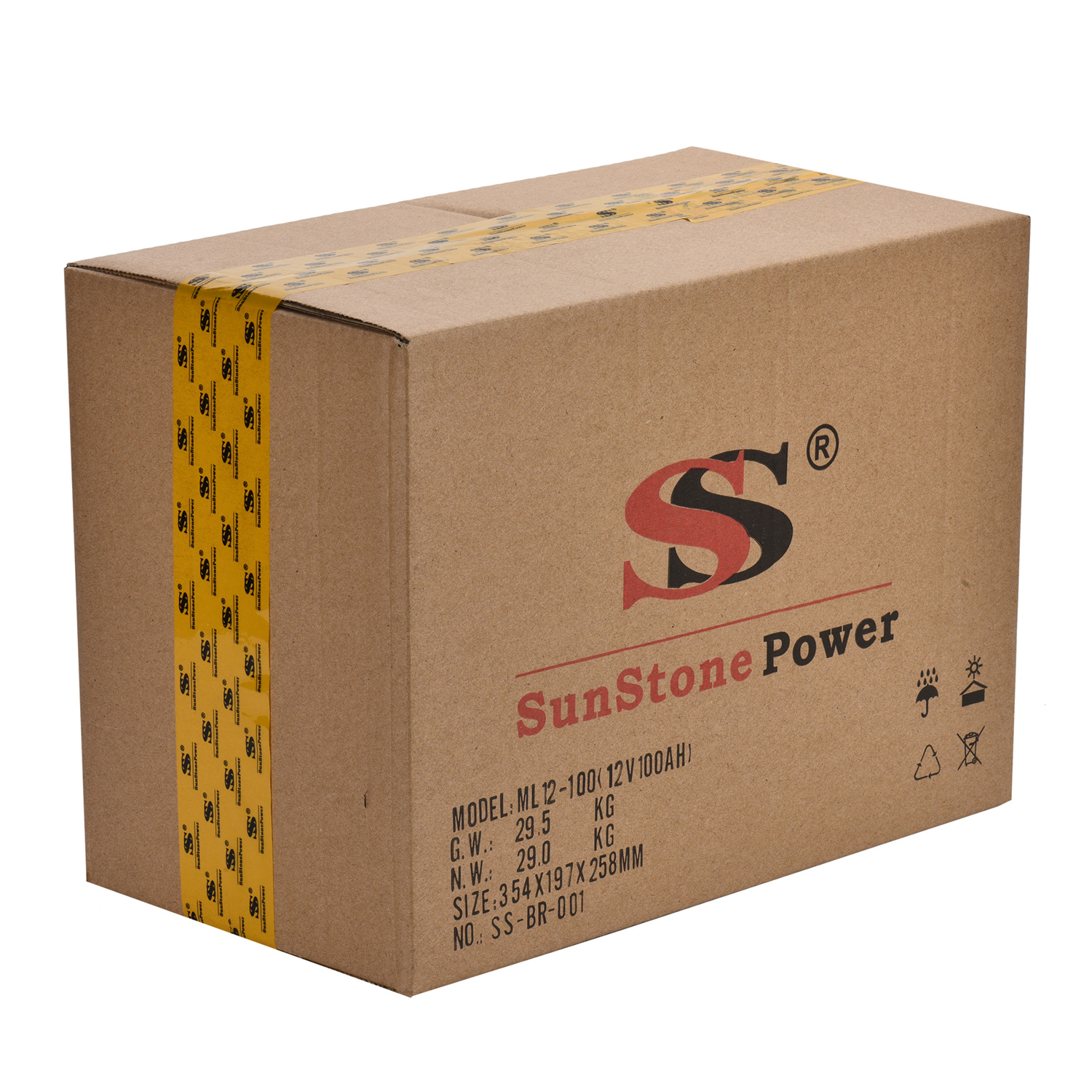 Sunstone Power 12V 55AH Deep Cycle Valve Regulated Lead Acid Battery